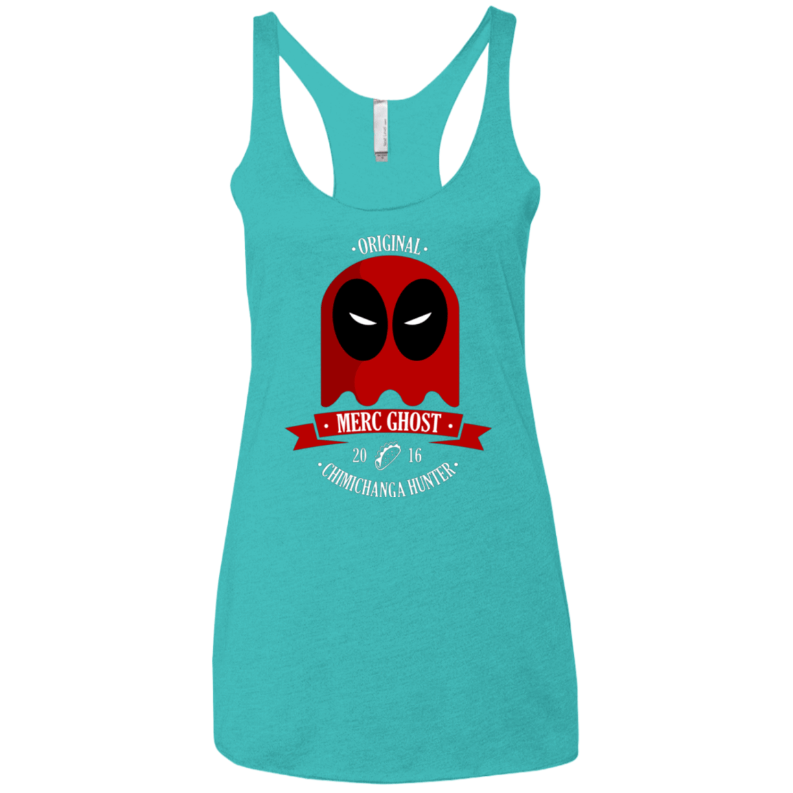 T-Shirts Tahiti Blue / X-Small Merc Ghost Full Women's Triblend Racerback Tank