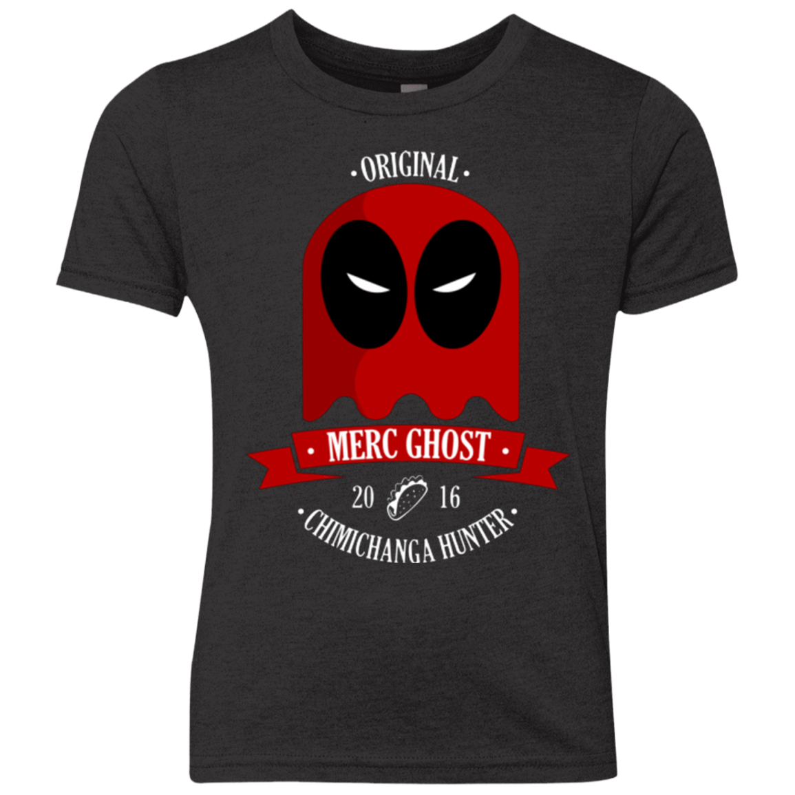 T-Shirts Vintage Black / YXS Merc Ghost Full Youth Triblend T-Shirt