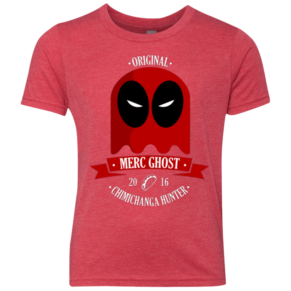 T-Shirts Vintage Red / YXS Merc Ghost Full Youth Triblend T-Shirt