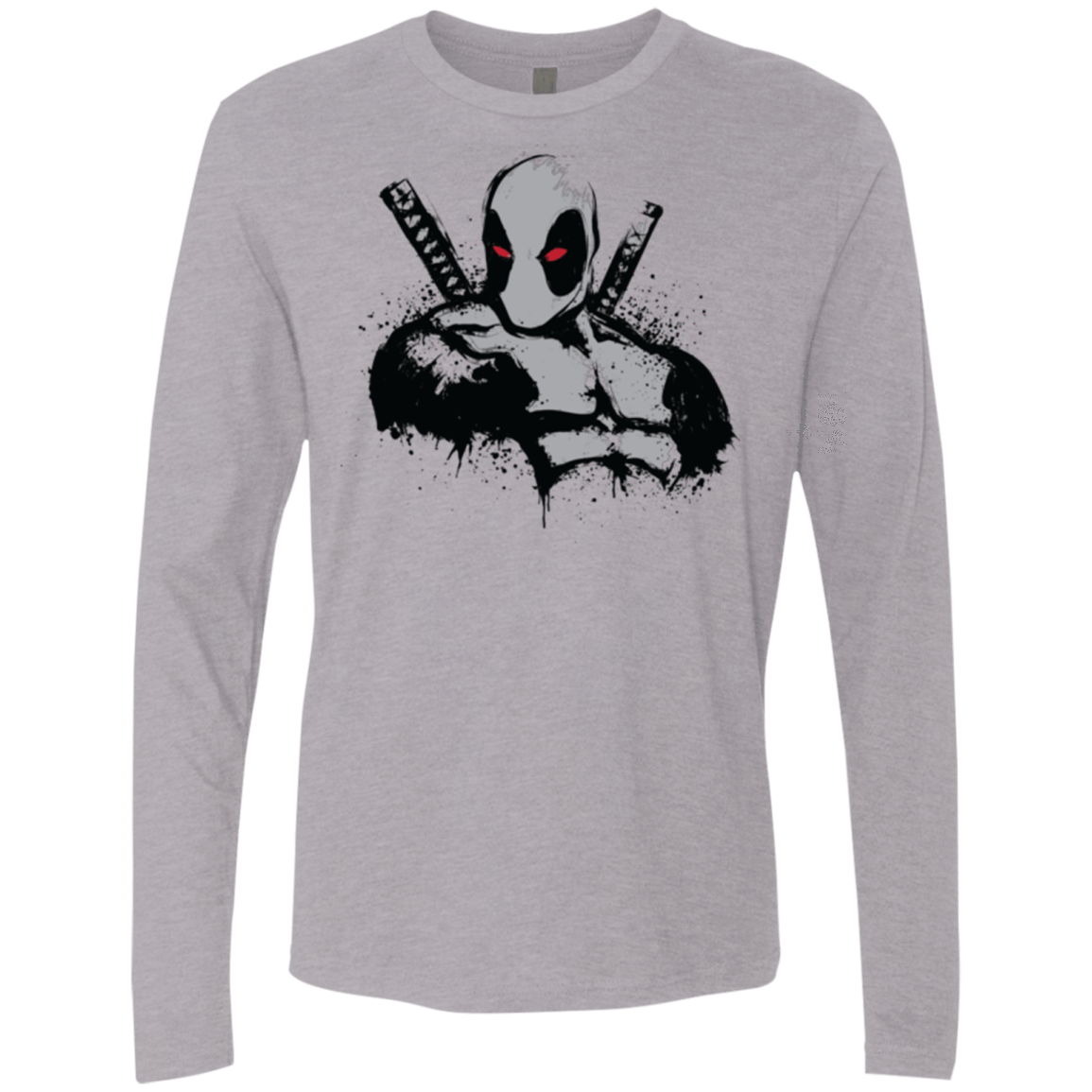 T-Shirts Heather Grey / Small Merc in Grey X Force Men's Premium Long Sleeve