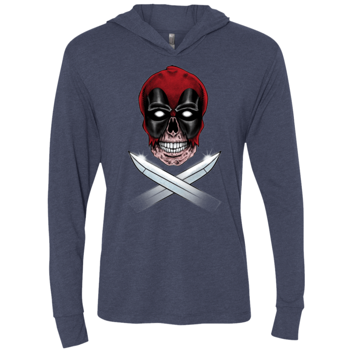 T-Shirts Vintage Navy / X-Small Merc Pirate Triblend Long Sleeve Hoodie Tee