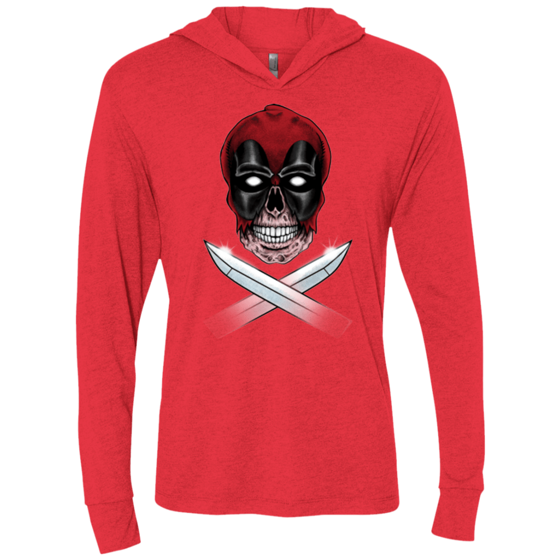T-Shirts Vintage Red / X-Small Merc Pirate Triblend Long Sleeve Hoodie Tee