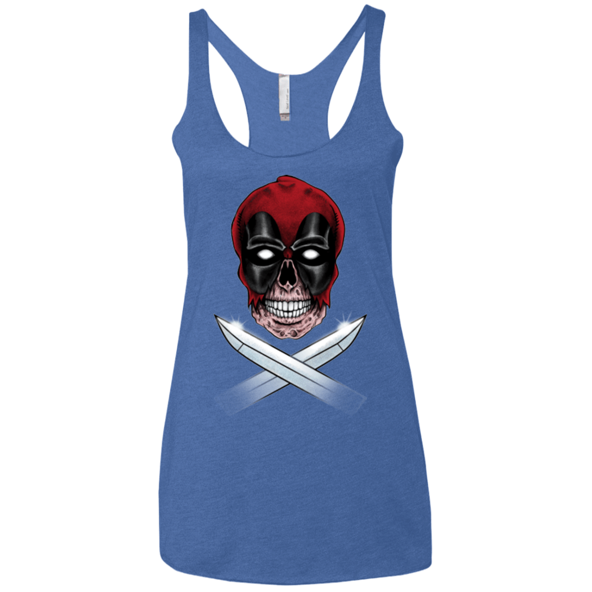 T-Shirts Vintage Royal / X-Small Merc Pirate Women's Triblend Racerback Tank