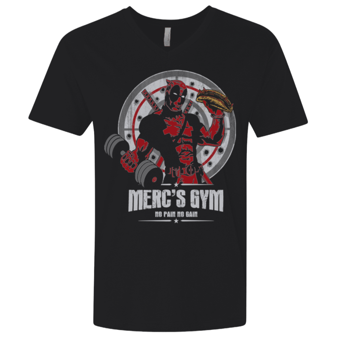 T-Shirts Black / X-Small Merc's Gym Men's Premium V-Neck