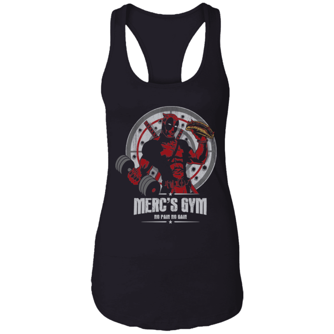 T-Shirts Black / X-Small Merc's Gym Women's Racerback Tank