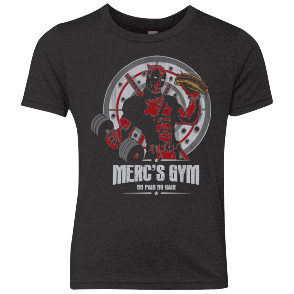 T-Shirts Vintage Black / YXS Merc's Gym Youth Triblend T-Shirt