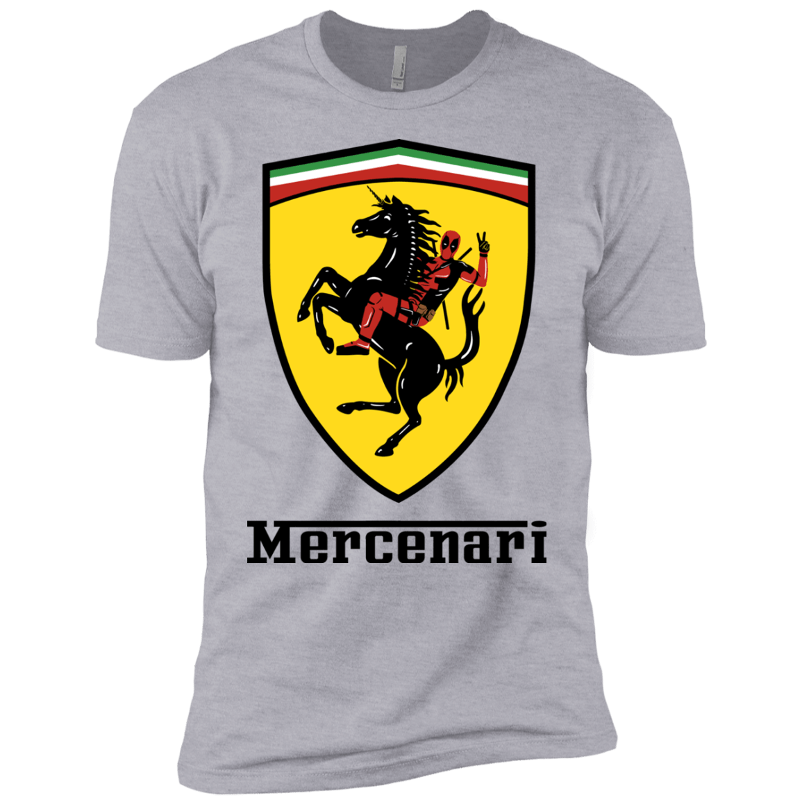 T-Shirts Heather Grey / YXS Mercenari Boys Premium T-Shirt