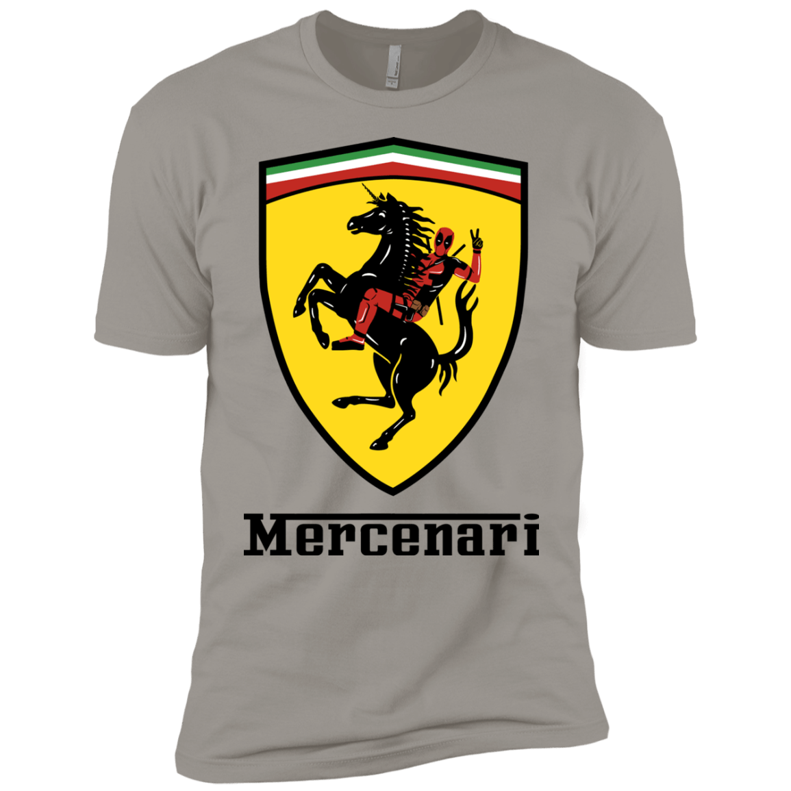 T-Shirts Light Grey / YXS Mercenari Boys Premium T-Shirt