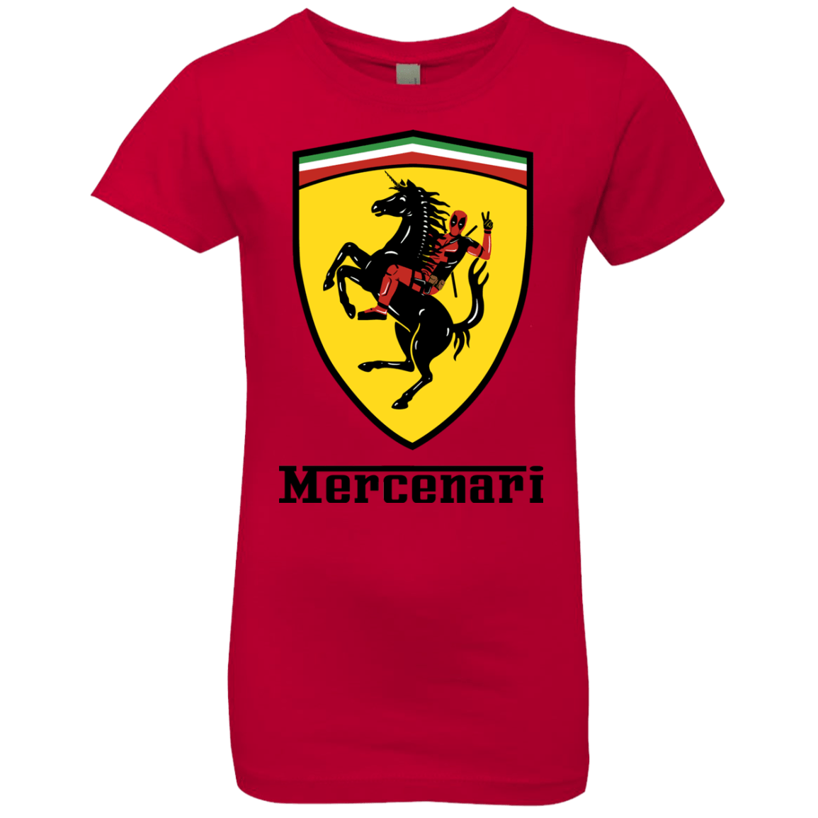 T-Shirts Red / YXS Mercenari Girls Premium T-Shirt