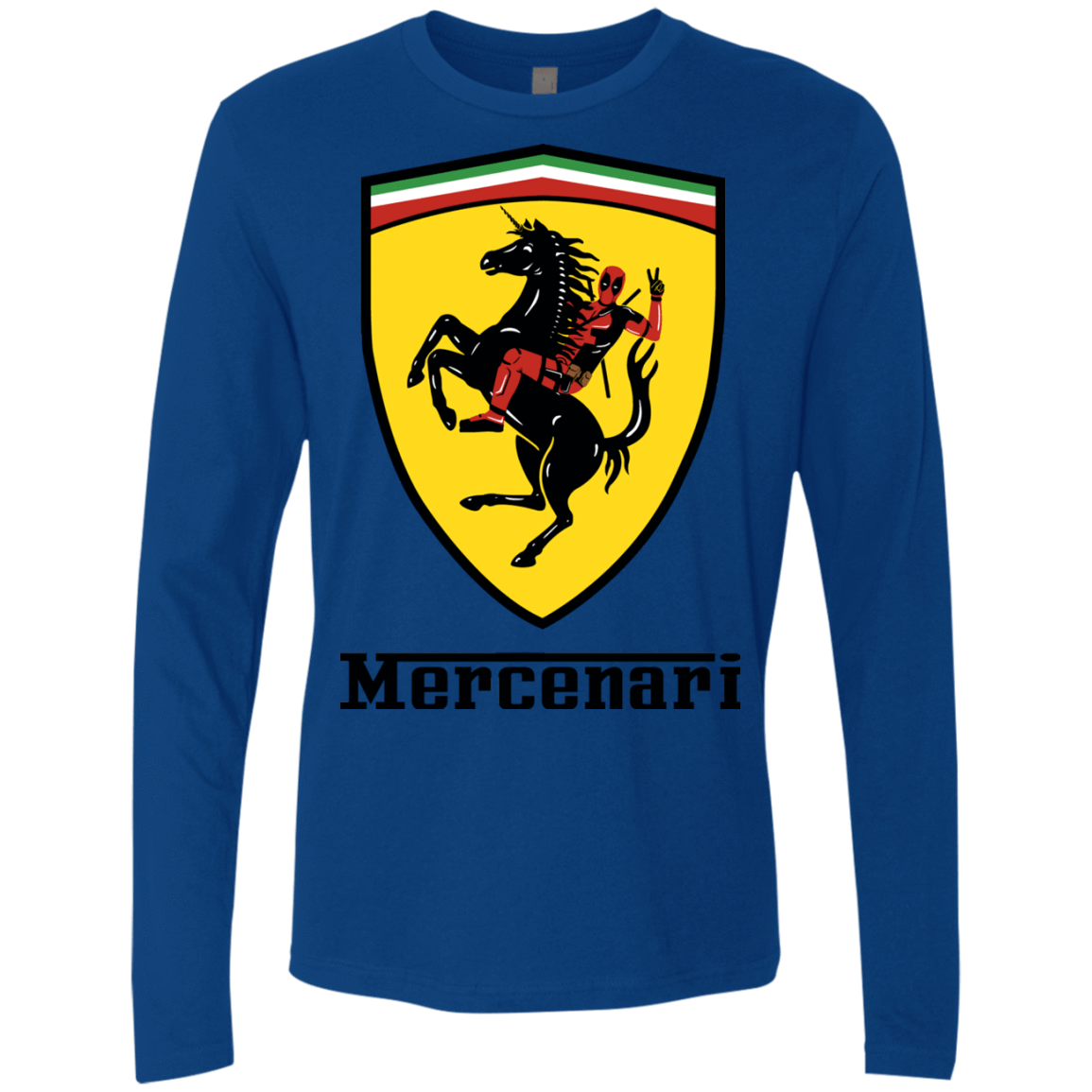 T-Shirts Royal / S Mercenari Men's Premium Long Sleeve