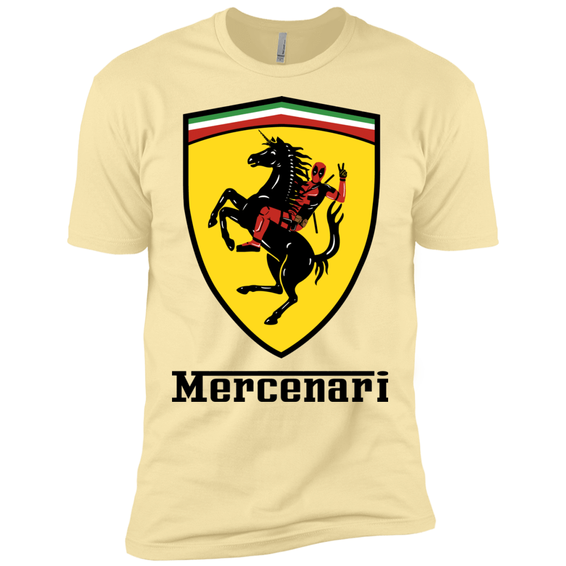 T-Shirts Banana Cream / X-Small Mercenari Men's Premium T-Shirt