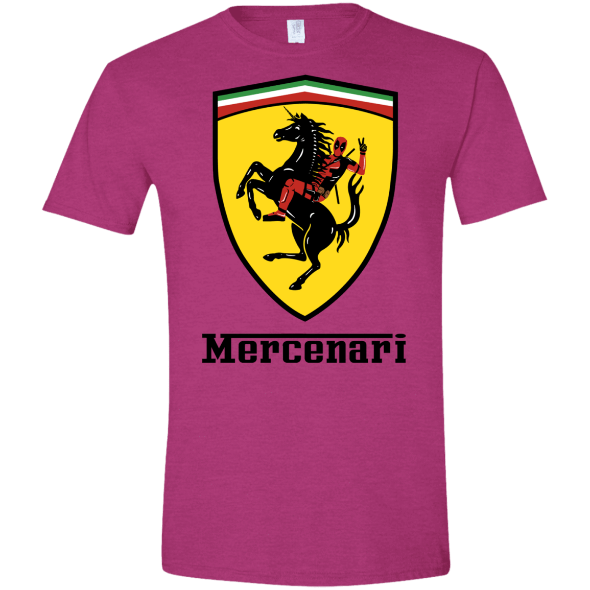 T-Shirts Antique Heliconia / S Mercenari Men's Semi-Fitted Softstyle