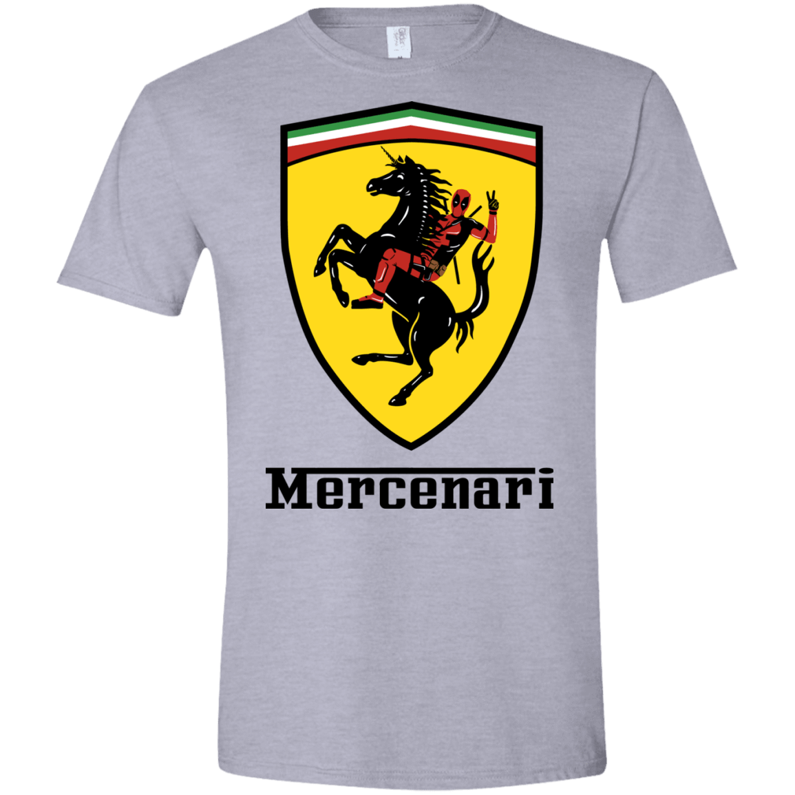 T-Shirts Sport Grey / X-Small Mercenari Men's Semi-Fitted Softstyle