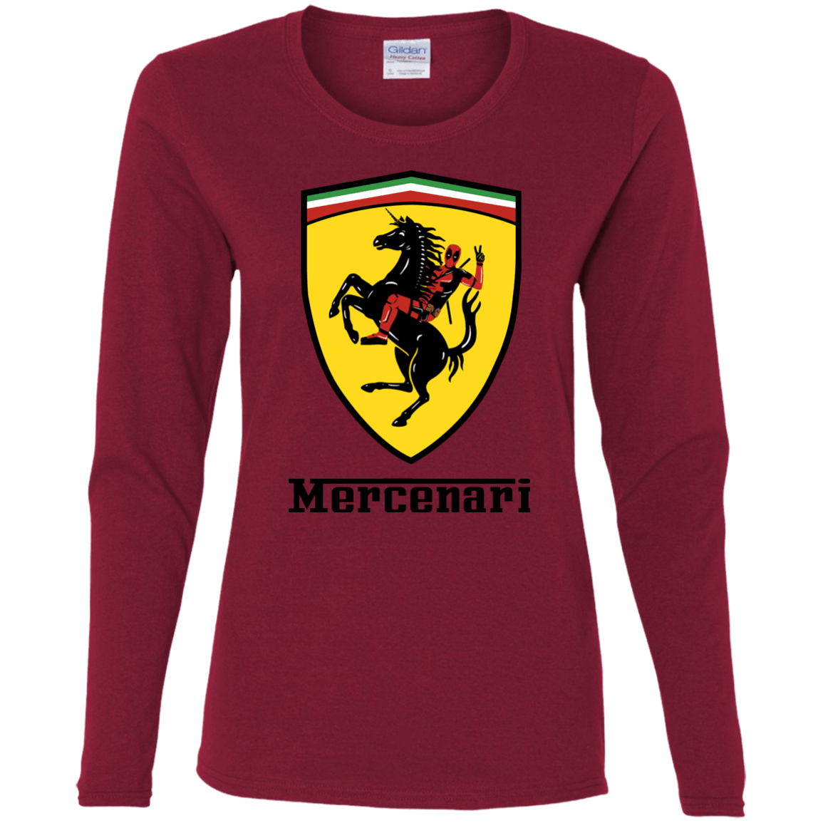 T-Shirts Cardinal / S Mercenari Women's Long Sleeve T-Shirt