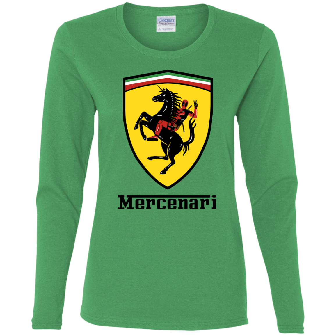 T-Shirts Irish Green / S Mercenari Women's Long Sleeve T-Shirt