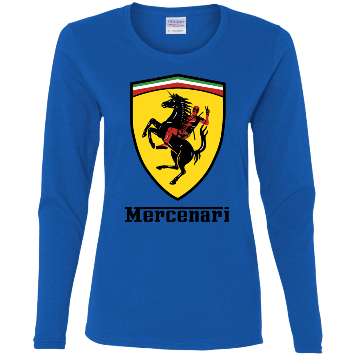 T-Shirts Royal / S Mercenari Women's Long Sleeve T-Shirt