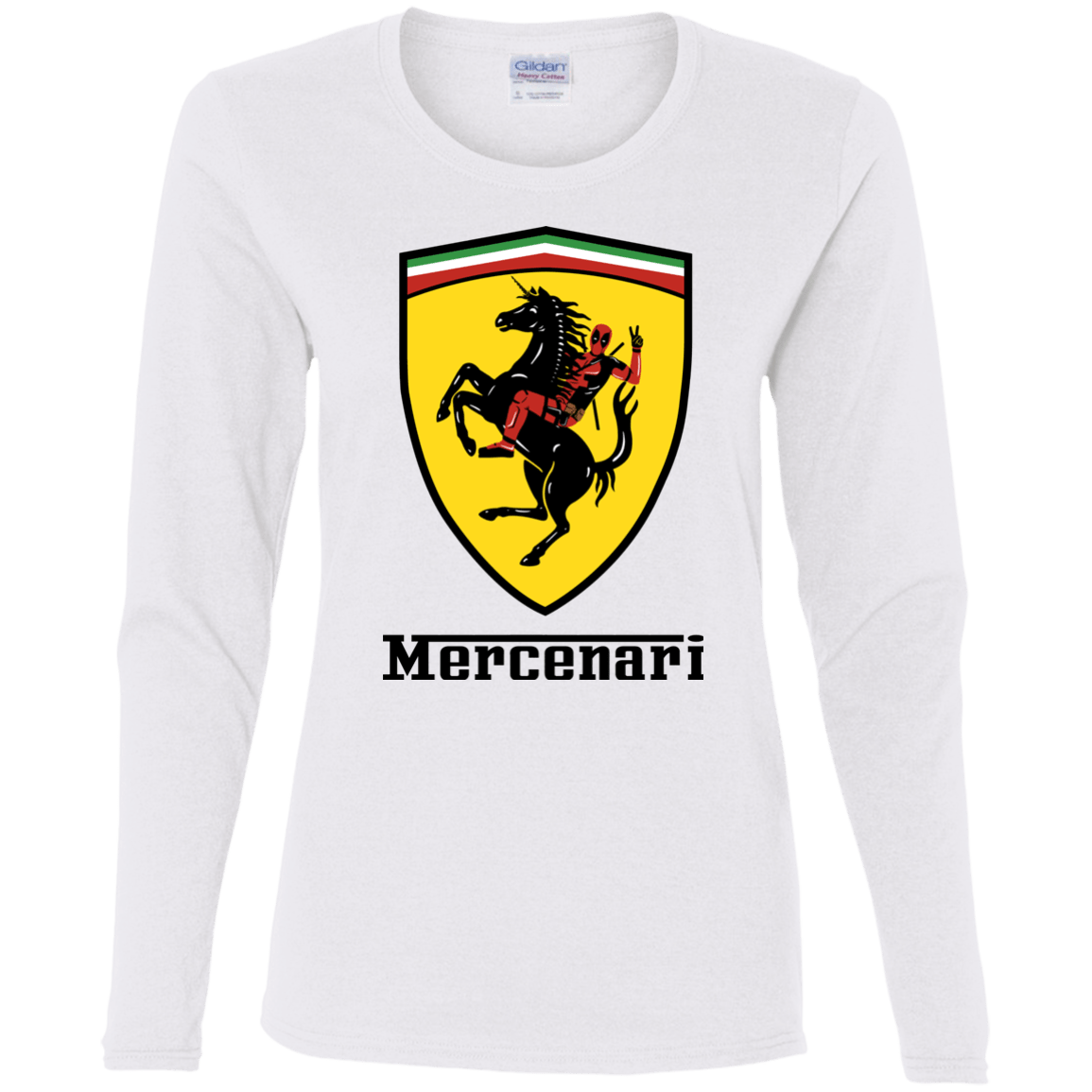 T-Shirts White / S Mercenari Women's Long Sleeve T-Shirt
