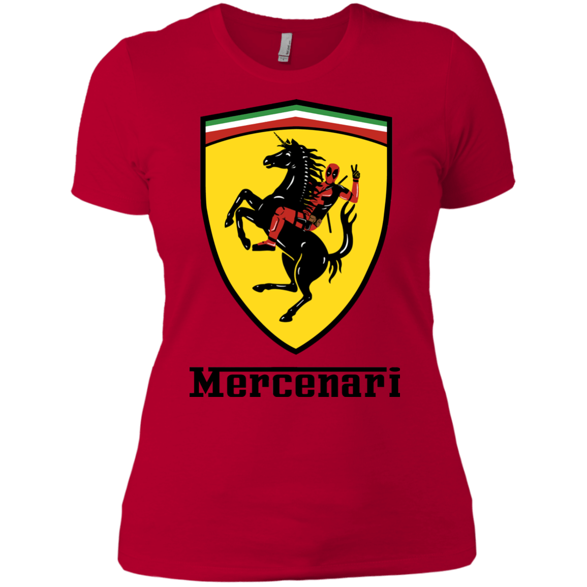 T-Shirts Red / X-Small Mercenari Women's Premium T-Shirt