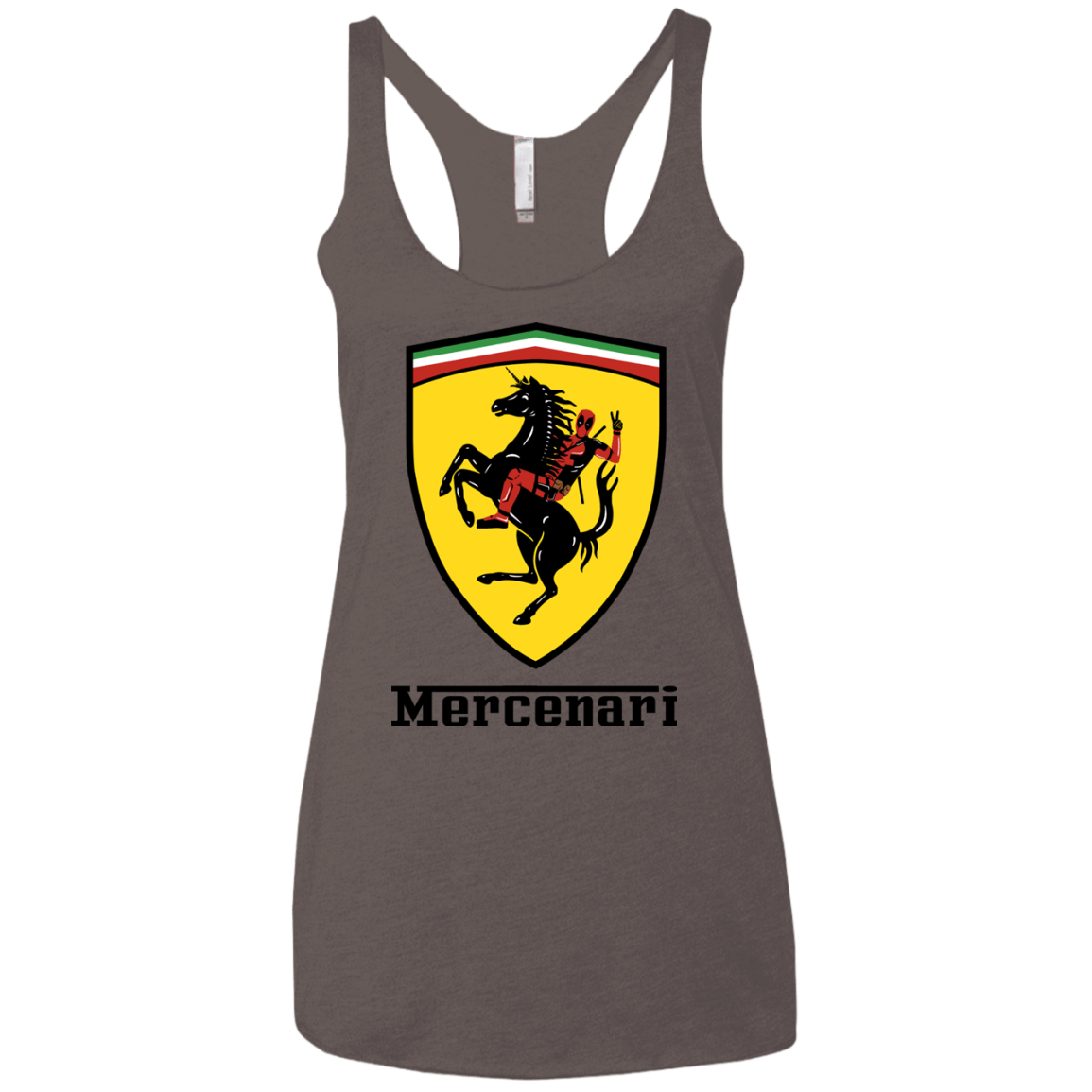 T-Shirts Macchiato / X-Small Mercenari Women's Triblend Racerback Tank