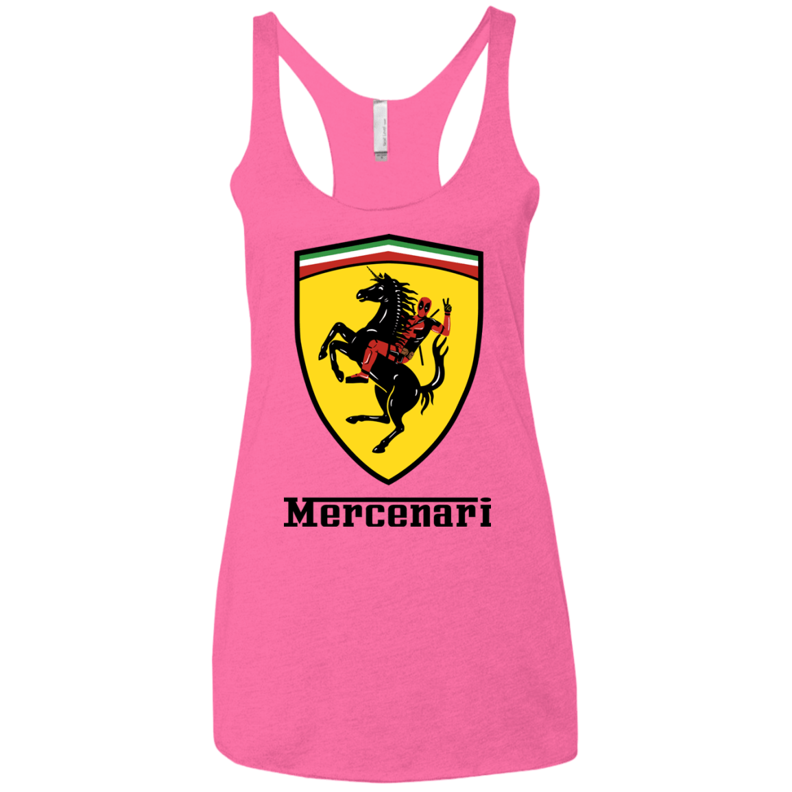 T-Shirts Vintage Pink / X-Small Mercenari Women's Triblend Racerback Tank
