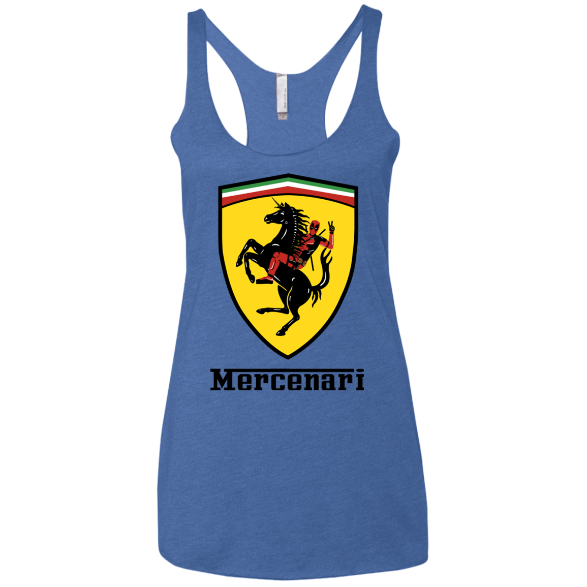 T-Shirts Vintage Royal / X-Small Mercenari Women's Triblend Racerback Tank