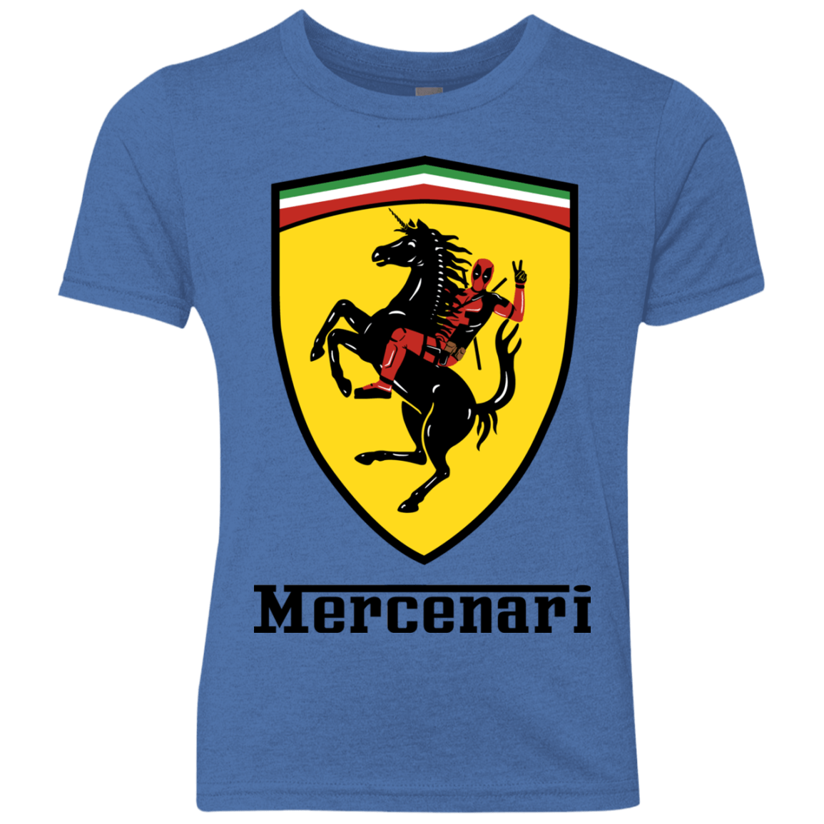 T-Shirts Vintage Royal / YXS Mercenari Youth Triblend T-Shirt