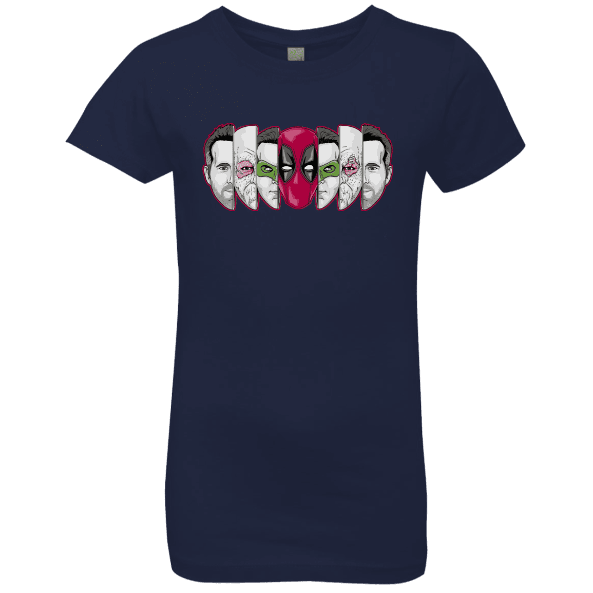 T-Shirts Midnight Navy / YXS Mercenary Faces Girls Premium T-Shirt