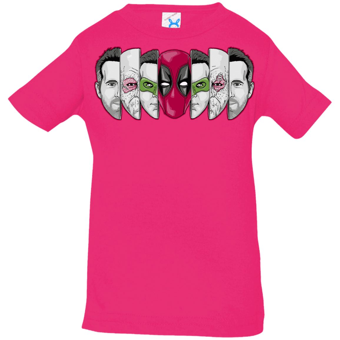T-Shirts Hot Pink / 6 Months Mercenary Faces Infant Premium T-Shirt