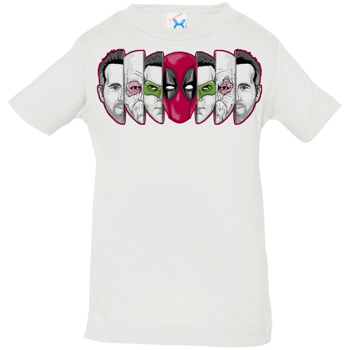 T-Shirts White / 6 Months Mercenary Faces Infant Premium T-Shirt