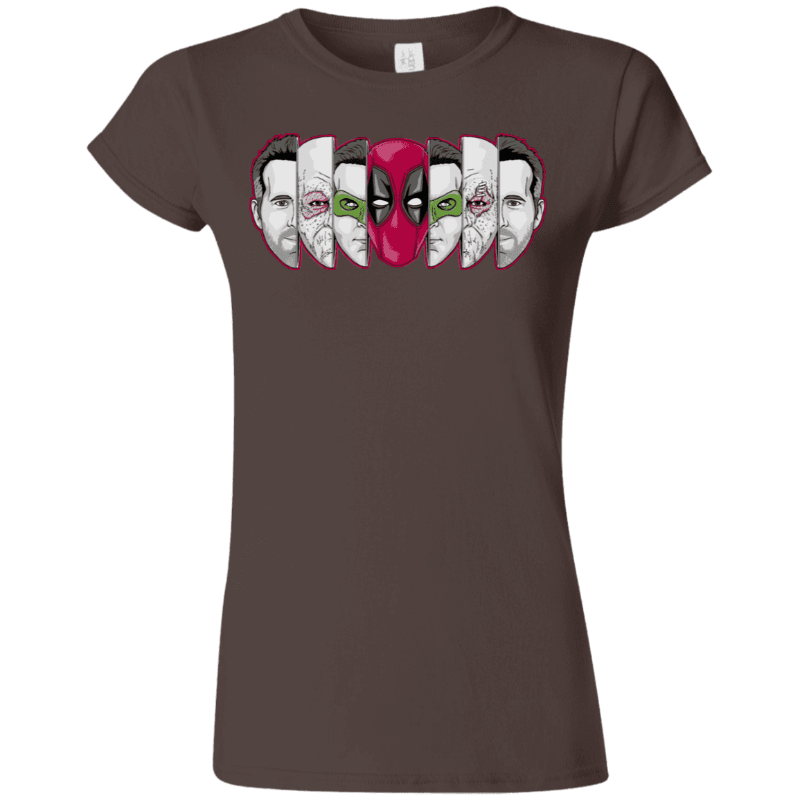 T-Shirts Dark Chocolate / S Mercenary Faces Junior Slimmer-Fit T-Shirt