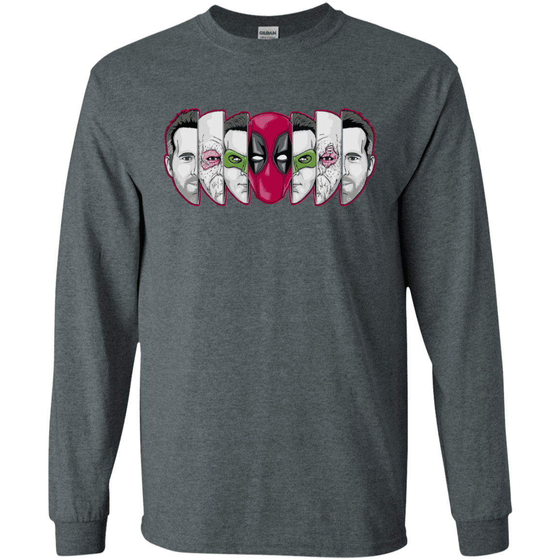 T-Shirts Dark Heather / S Mercenary Faces Men's Long Sleeve T-Shirt