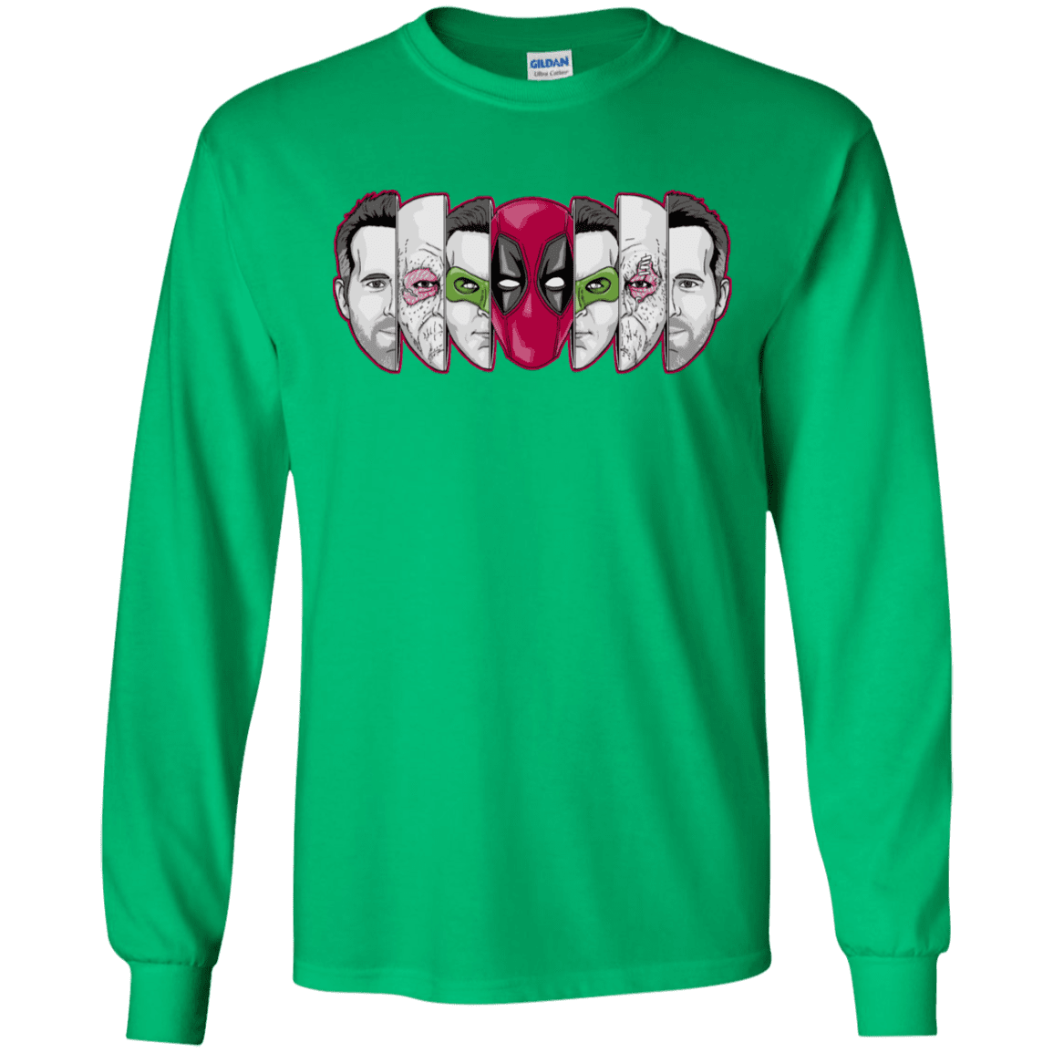 T-Shirts Irish Green / S Mercenary Faces Men's Long Sleeve T-Shirt