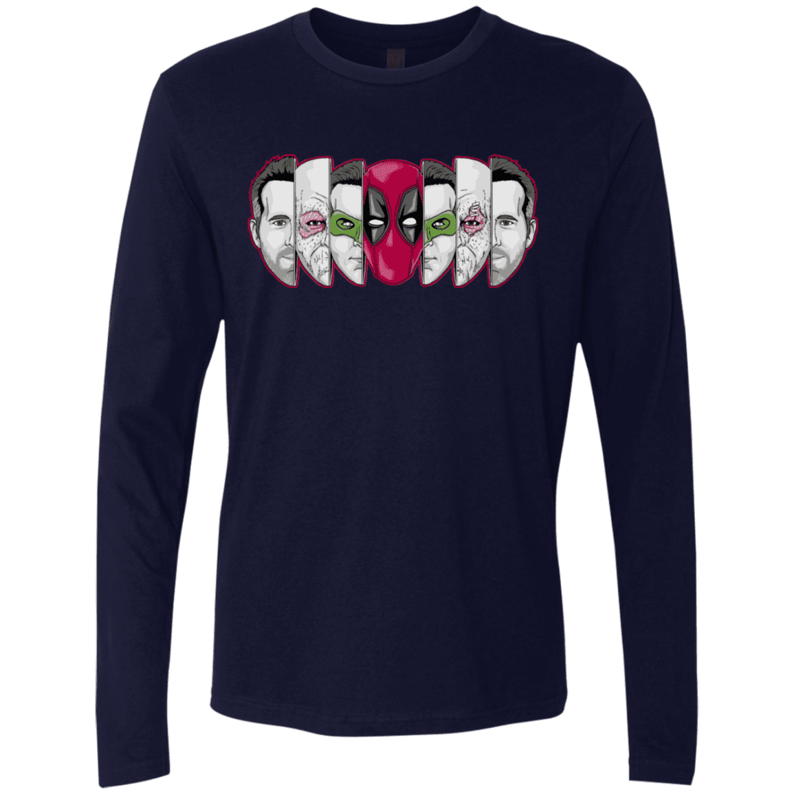 T-Shirts Midnight Navy / S Mercenary Faces Men's Premium Long Sleeve