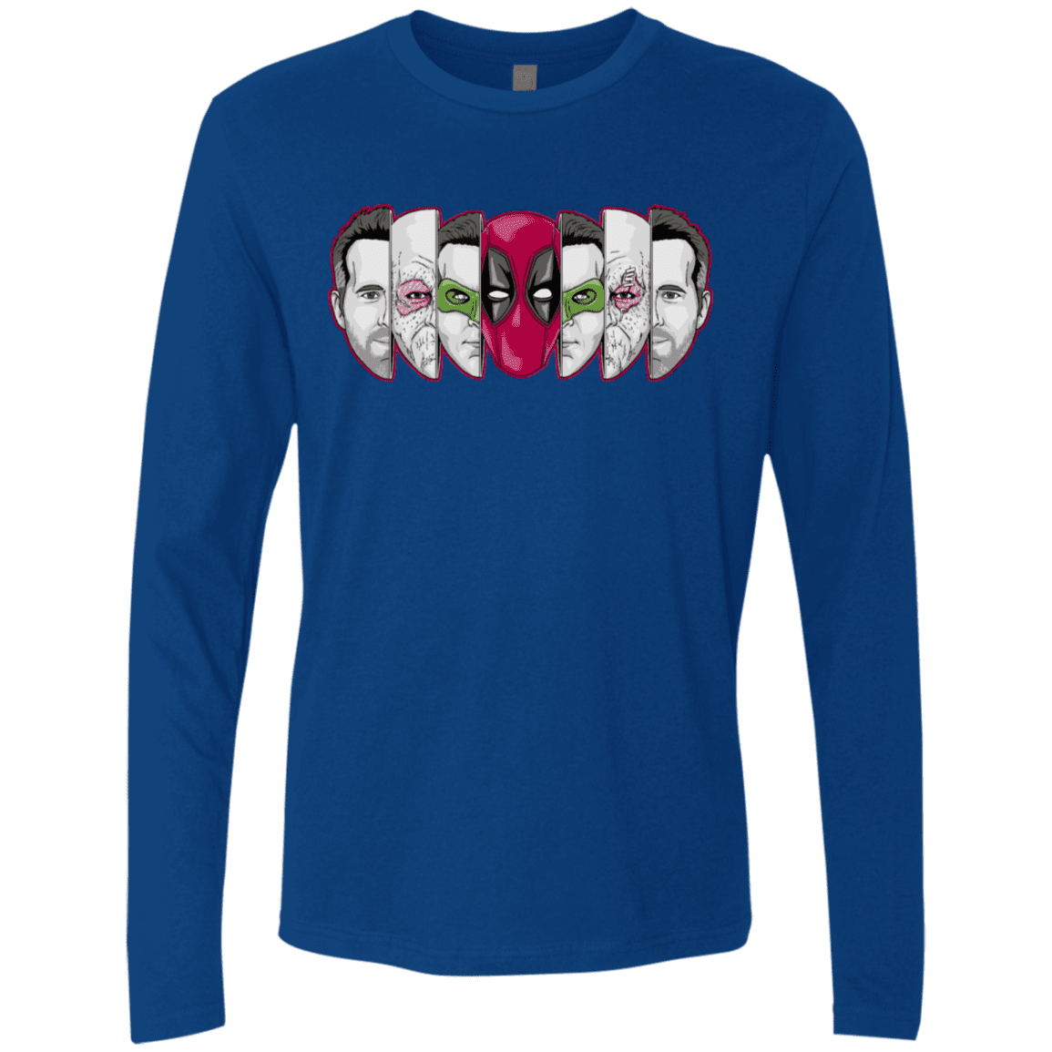 T-Shirts Royal / S Mercenary Faces Men's Premium Long Sleeve