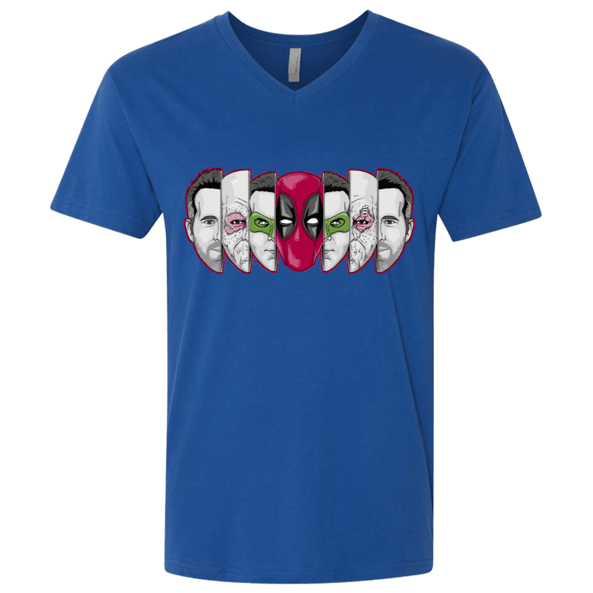 T-Shirts Royal / X-Small Mercenary Faces Men's Premium V-Neck
