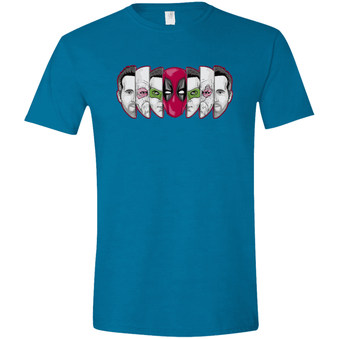 T-Shirts Antique Sapphire / S Mercenary Faces Men's Semi-Fitted Softstyle