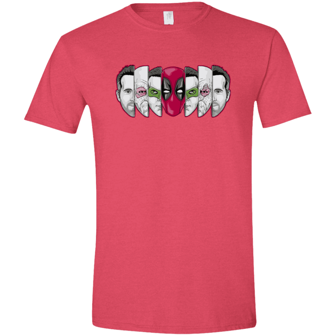 T-Shirts Heather Red / S Mercenary Faces Men's Semi-Fitted Softstyle
