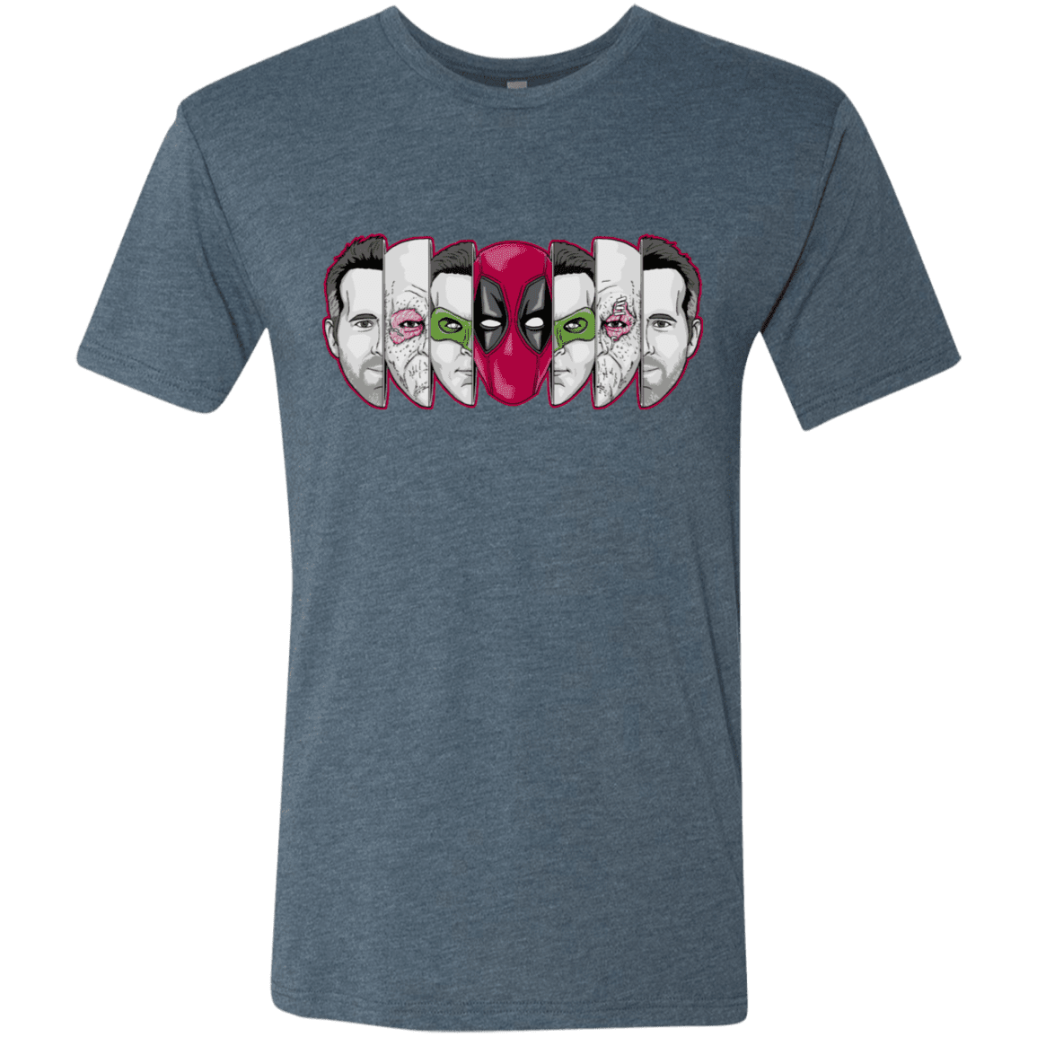 T-Shirts Indigo / S Mercenary Faces Men's Triblend T-Shirt