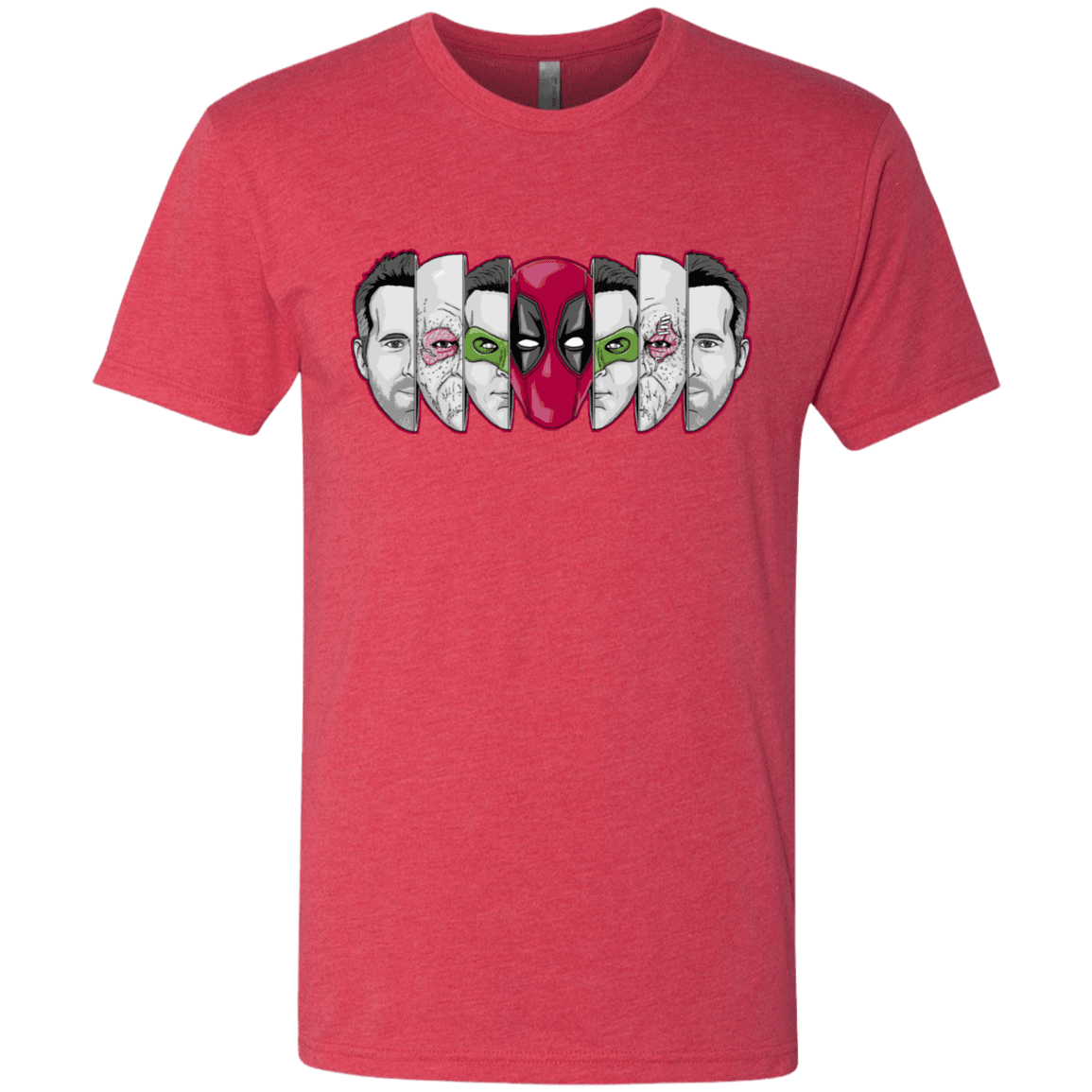 T-Shirts Vintage Red / S Mercenary Faces Men's Triblend T-Shirt