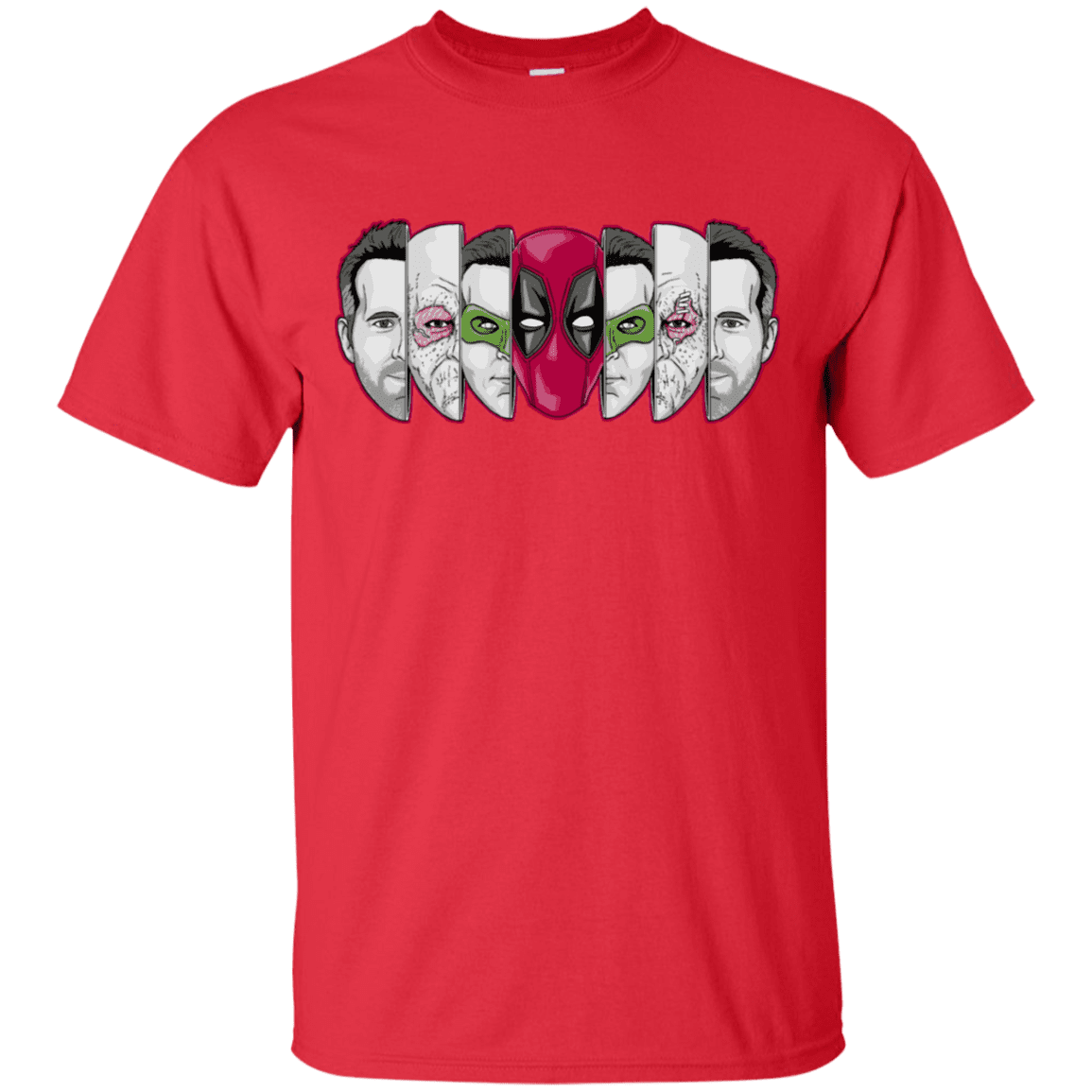 T-Shirts Red / S Mercenary Faces T-Shirt