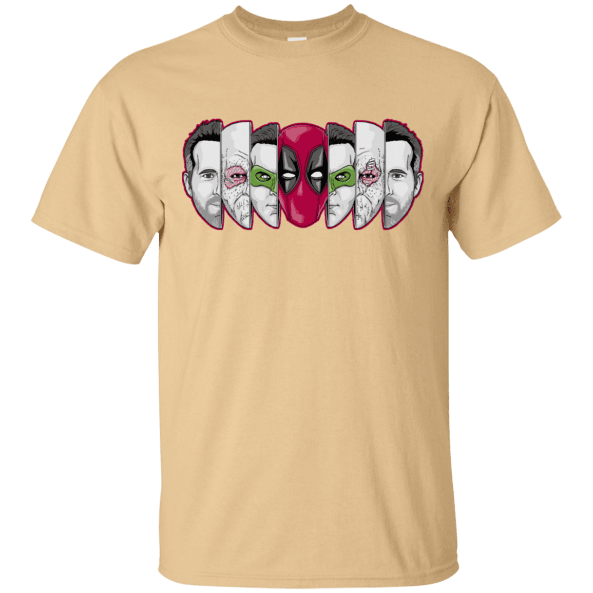 T-Shirts Vegas Gold / S Mercenary Faces T-Shirt