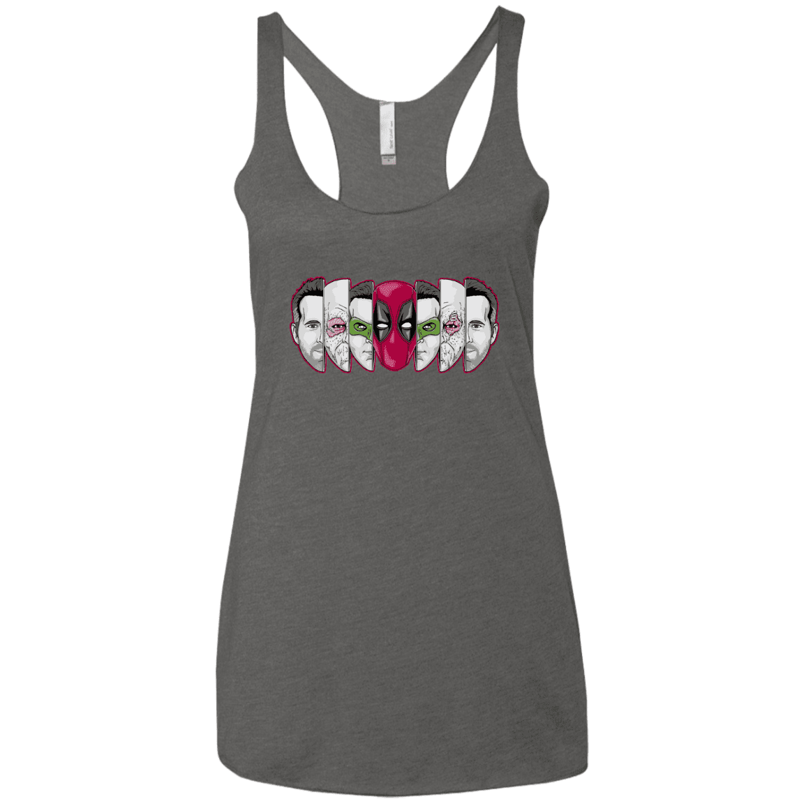 T-Shirts Premium Heather / X-Small Mercenary Faces Women's Triblend Racerback Tank