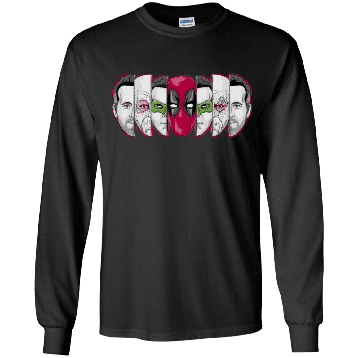 Mercenary Faces Youth Long Sleeve T-Shirt