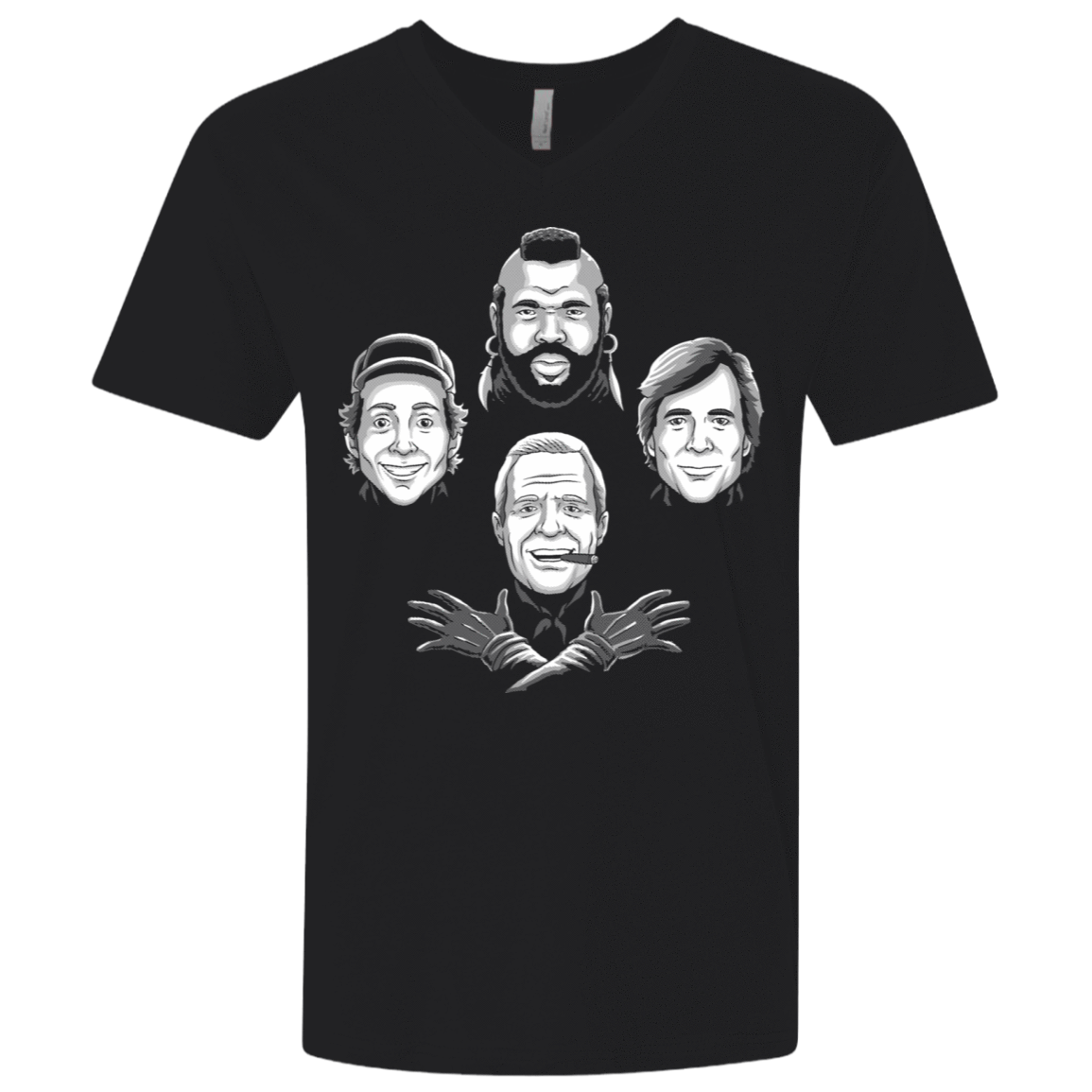 T-Shirts Black / X-Small Mercenary Rhapsody Men's Premium V-Neck
