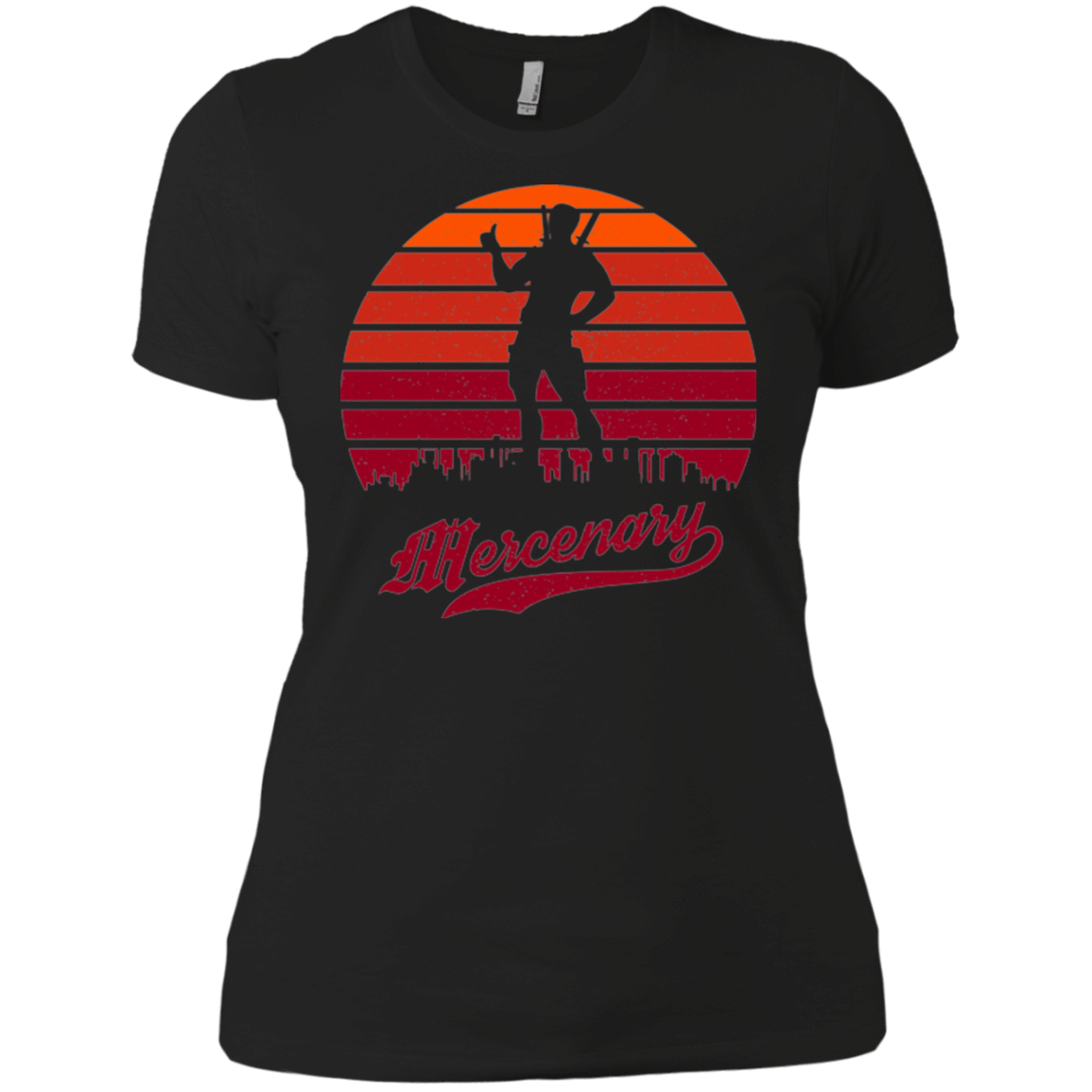 T-Shirts Black / X-Small Mercenary SunSet Women's Premium T-Shirt