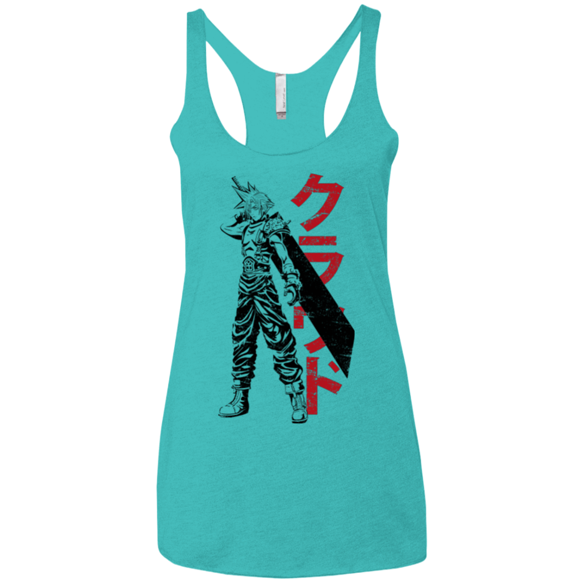 T-Shirts Tahiti Blue / X-Small Mercenary Women's Triblend Racerback Tank