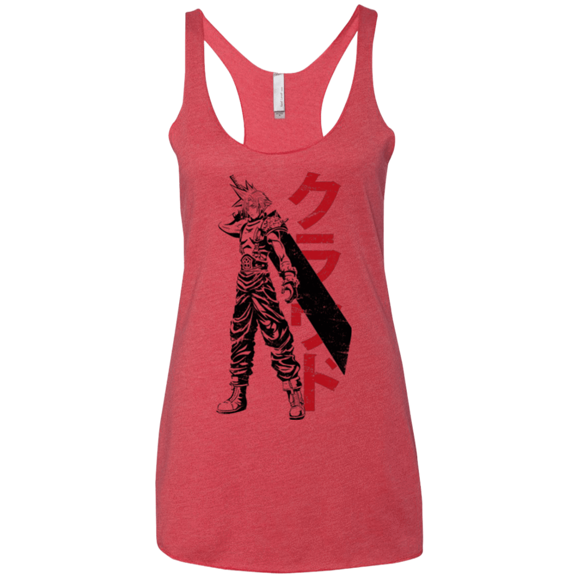 T-Shirts Vintage Red / X-Small Mercenary Women's Triblend Racerback Tank