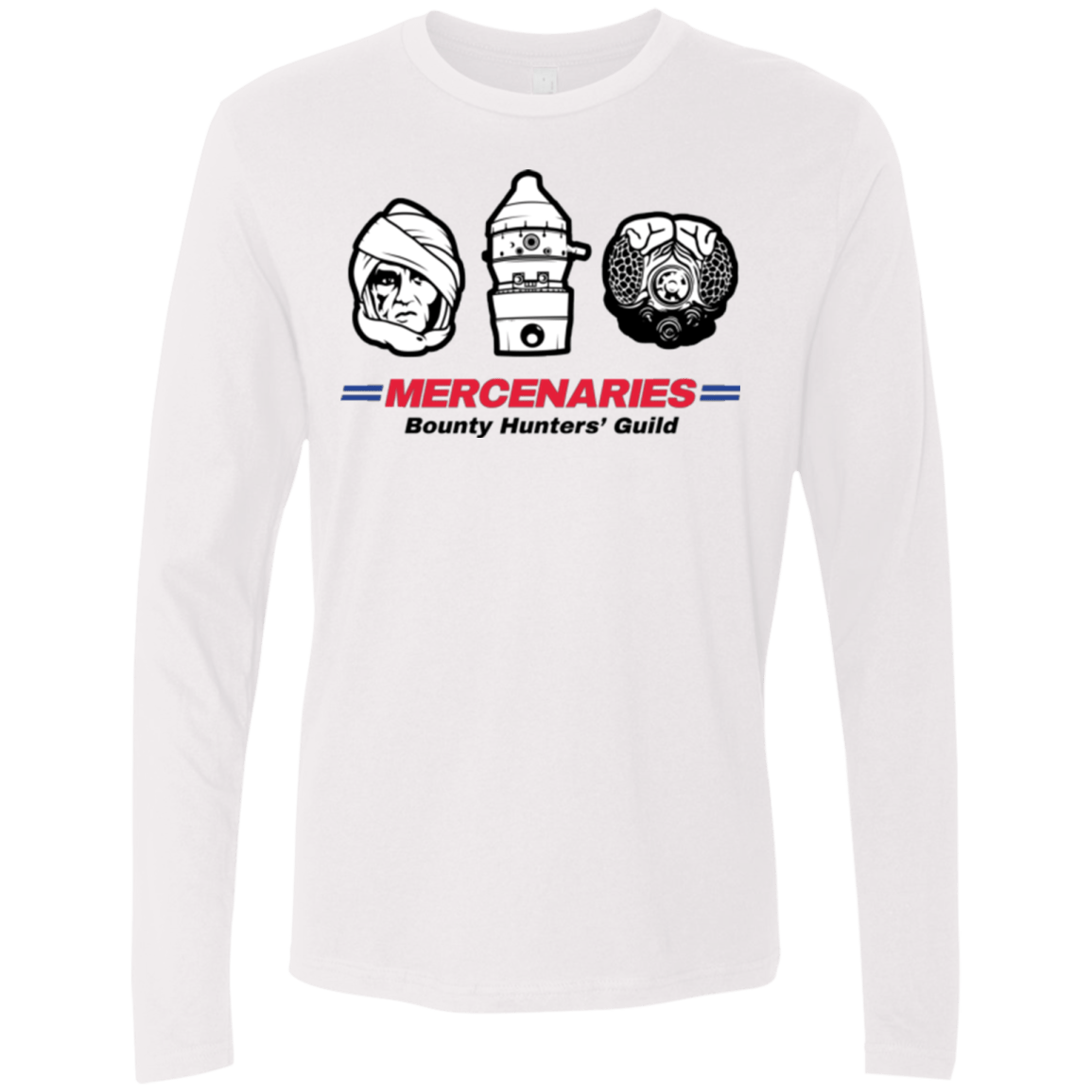 T-Shirts White / Small Mercs 2 Men's Premium Long Sleeve