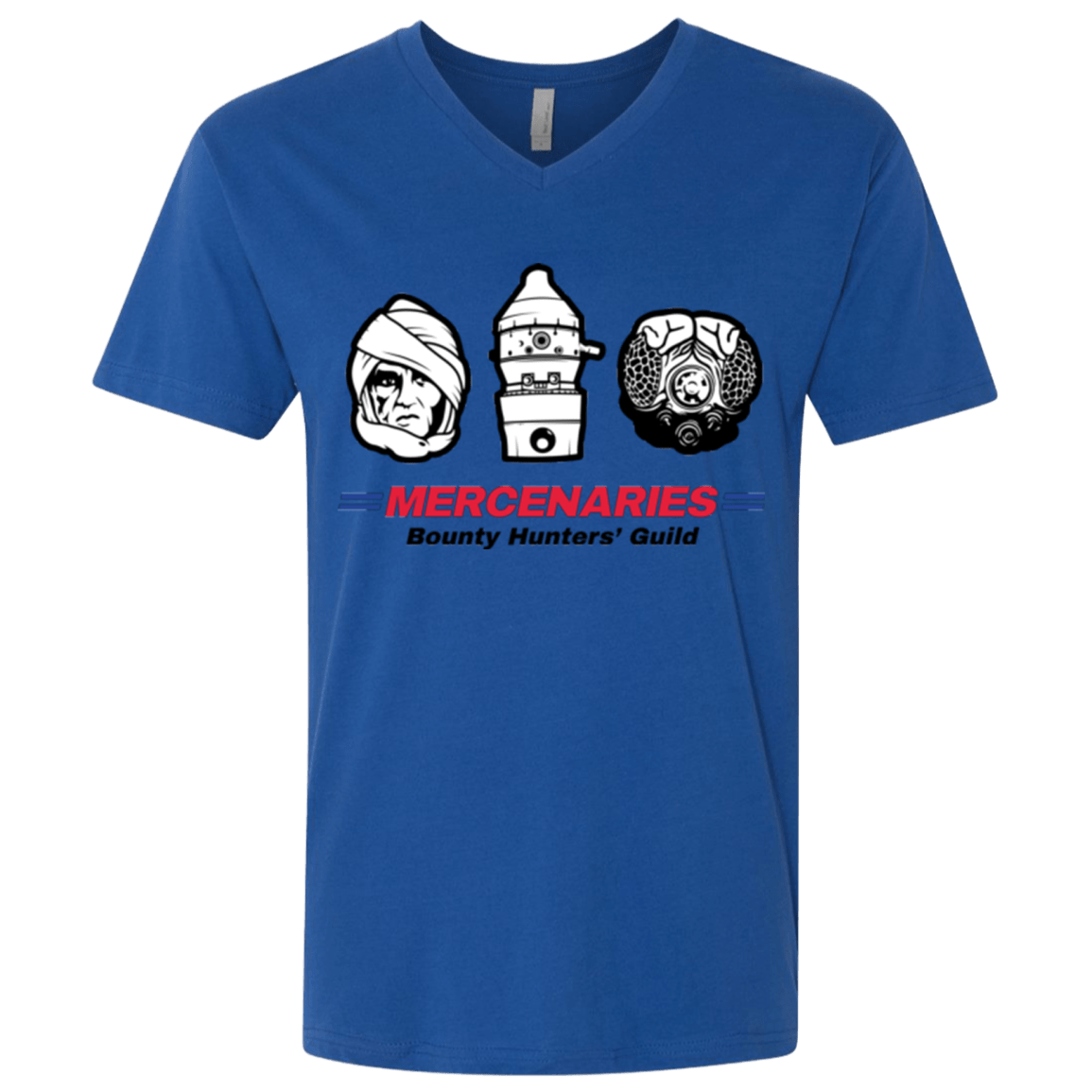 T-Shirts Royal / X-Small Mercs 2 Men's Premium V-Neck