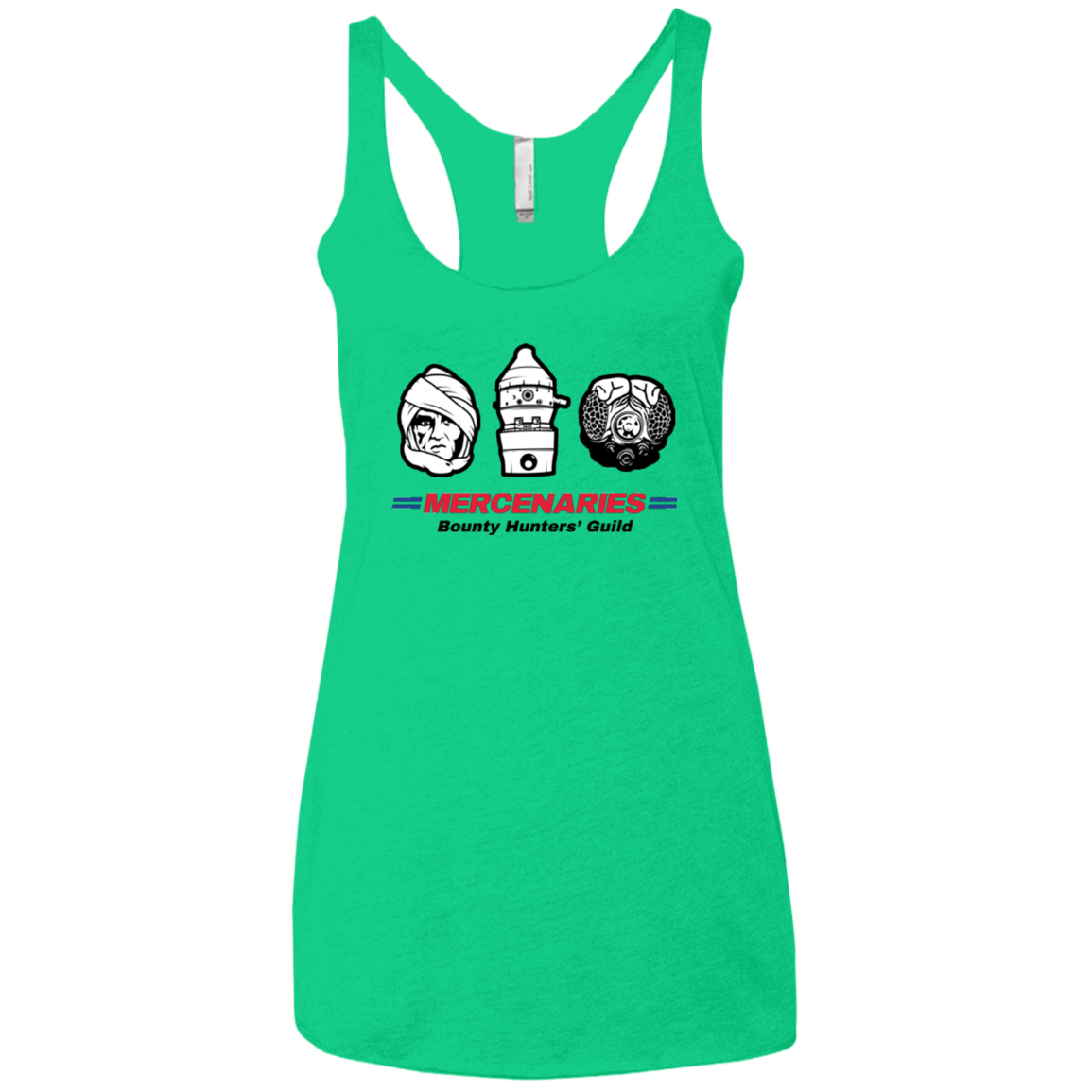 T-Shirts Envy / X-Small Mercs 2 Women's Triblend Racerback Tank